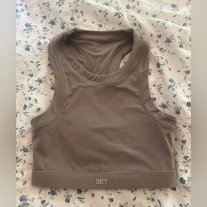 Set Active High Neck Bra